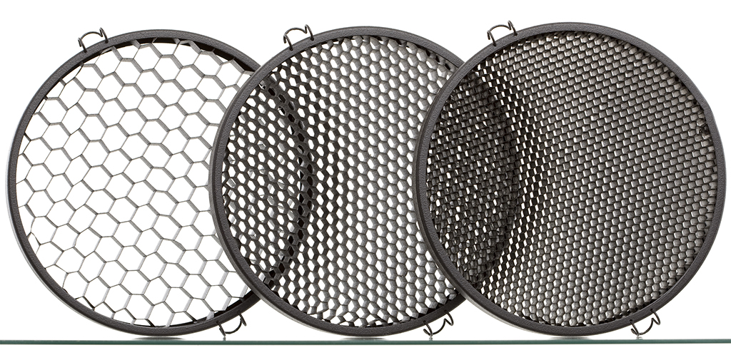 6131-Hedler-Honeycomb-3er-Set-f-MaxiSpot-130 Honeycomb 3er Set für MaxiSpot Ø 130 Wabenvorsätze