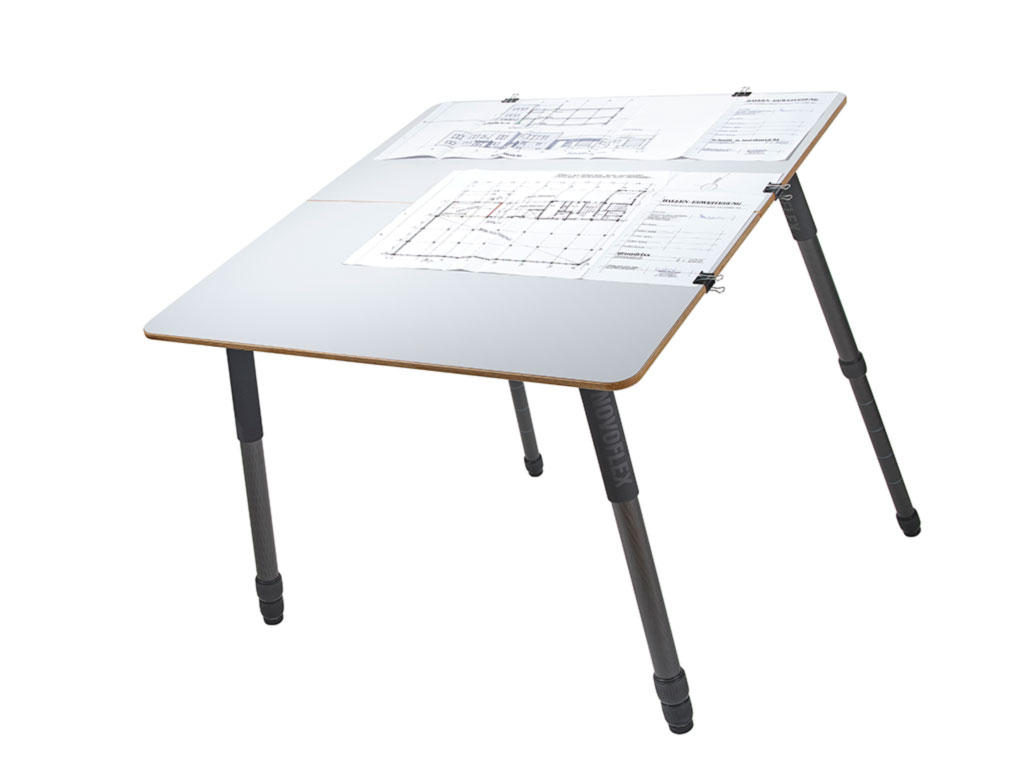 Quadro Table Multifunktionstisch mit 3-Segment Carbonbeinen + HG-Halter