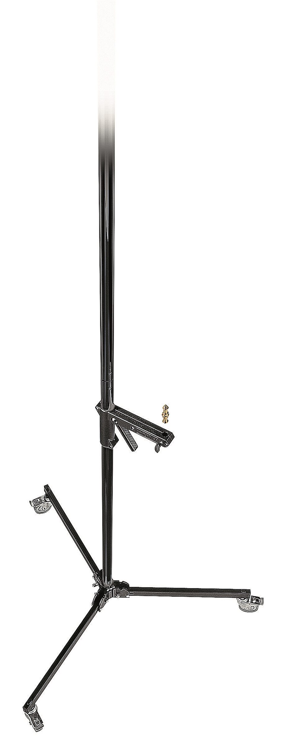 231B Stativ mit Rollen und Gleitträger, schwarz